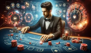 How do online casinos handle live dealer blackjack games