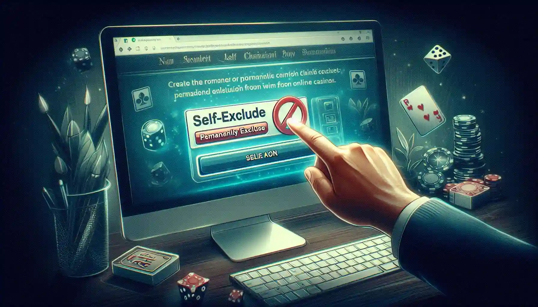 How to Self Exclude Permanently from Online Casinos