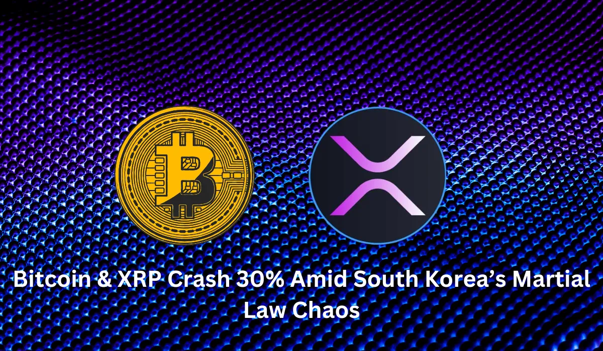 Bitcoin & XRP Crash 30% Amid South Korea’s Martial Law Chaos